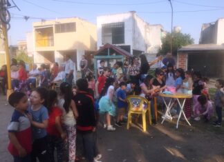 En su mes. Organizaron el agasajo para los gurises