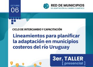 Se realizará el tercer taller sobre “Lineamientos para planificar la adaptación al cambio climático”