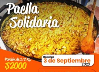 Se realizará la entrega de la “Paella Solidaria” Se vendieron 200 porciones
