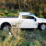 Pagina 6 Quiso sobrepasar una camioneta, la rozó y terminó volcando