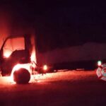 Pagina 7 Un transporte sufrió un incendio parcial
