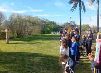 Los scouts uruguayenses celebraron su día en la Isla