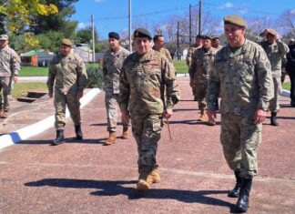 Realizan ejercicio de protección civil junto al Ejército uruguayo