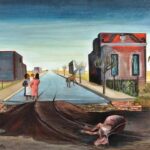 p9 Bocacalle-de-Sarandiě-Gdetrudis-Challe-teěmpera-1940