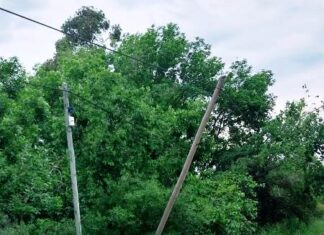 La calle en tu barrio… Piden se retire un poste a punto de caerse