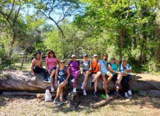 El grupo Caminata Aventura CdelU arribó a El Palmar