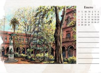 El Municipio entregó calendarios con imágenes de los Croquiseros Urbanos
