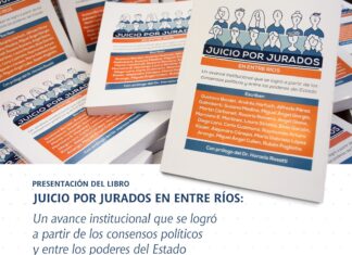 Presentarán este jueves el libro sobre «Juicios por Jurados en Entre Ríos»