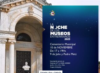 Concepción vivirá este viernes una nueva edición de la Noche de los Museos Entrerrianos