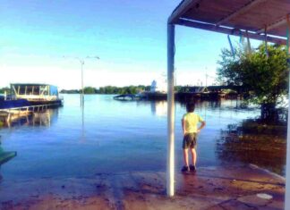 El río tocó los 7,15 y hay 58 familias evacuadas
