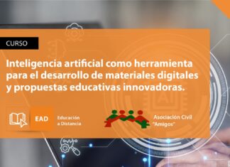 Dictarán curso sobre Inteligencia artificial como herramienta para el desarrollo de materiales digitales y propuestas educativas