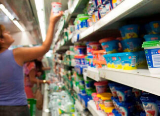Los alimentos aumentaron 134,3% en el año