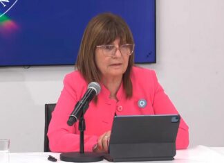 Bullrich presentó un protocolo para asegurar la libre circulación frente a la protesta