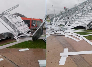 Tragedia por el temporal en Villaguay: caída de árboles y más de 25 voladuras de techos