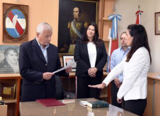 José Lauritto tomó juramento a la titular de Desarrollo Social