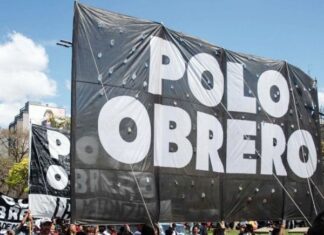 En plaza Ramírez. Se moviliza el Polo Obrero