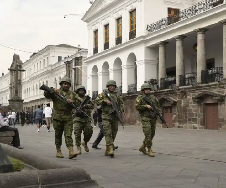 Movilizan a las Fuerzas Armadas. Ecuador declaró el estado de ...