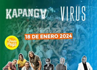 Fiesta de la Playa 2024: Noche de Leyendas del Rock Argentino con Kapanga y Virus