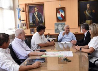 El intendente recibió al presidente del IAPV