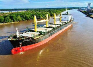 Arribó el primer buque del año al Puerto uruguayense