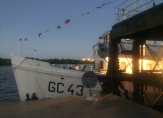 El buque escuela de la Prefectura estuvo en La Histórica