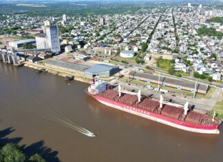 Puerto: Zarpó el buque que trasladó madera para India