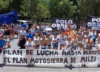 El sindicalismo combativo y el movimiento piquetero reclamaron un plan de lucha para darle continuidad al paro