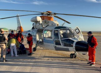 Emergencia en alta mar: Evacuaron al tripulante de un pesquero