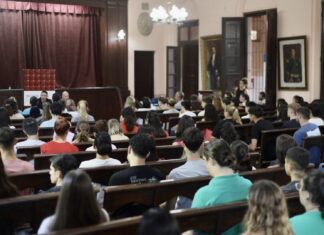 El Decano de FCG-UADER encabezó el Acto de Bienvenida en la Sede Concepción