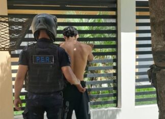Tres detenidos por robar mercadería en un comercio de la ciudad
