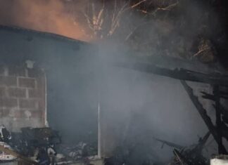 Una casa fue reducida a cenizas por un incendio