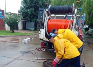 Trabajaron en el control del sistema cloacal