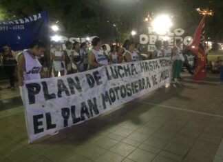 Ley Ómnibus: Repudio local a la represión hacia los manifestantes