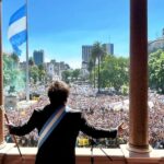 11 Milei balcón Casa Rosada