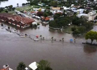 Entre Ríos, desbordado por las intensas lluvias