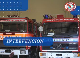 Bomberos intervinieron en un incidente vial en ruta 14