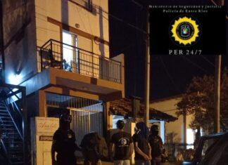 Tres detenidos y secuestro de drogas en el departamento Colón