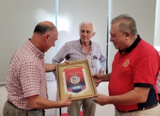 Bomberos: La Federación Entrerriana recibió a las autoridades de Defensa Civil