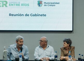 El Gobernador presidió en Crespo la nueva reunión del gabinete provincial
