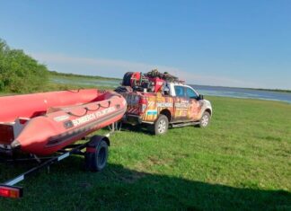 Departamento Federación: buscan a un hombre que desapareció mientras pescaba en una represa