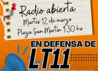 Organizan una radio abierta en defensa de LT11