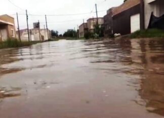 BAJO AGUA: 150 MILÍMETROS, gente aislada, escuelas sin clases y familias evacuadas