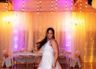 Emi en la celebración de sus 15.