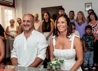 Gise y Néstor ratificaron su compromiso con la construcción de una vida, familia y amor.