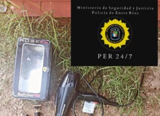 Encontraron elementos robados de una peluquería de la ciudad