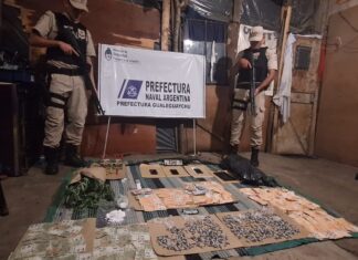 Desbarataron una banda de narcotraficantes y secuestraron drogas cocaína y marihuana