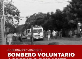 Condena generalizada al ataque a bombero que actuaba en un incendio