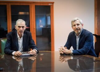 Rogelio Frigerio planteó en Nación la necesidad de actualizar el valor que se paga a Salto Grande por la generación de energía