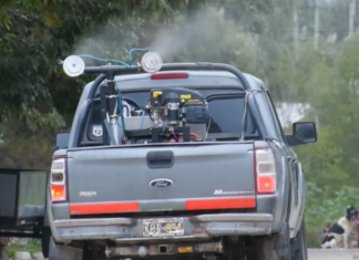 Fumigan en diferentes sectores de Concepción del Uruguay