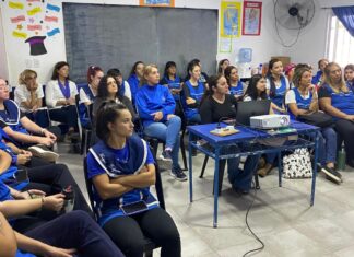 Llevaron a cabo un taller de sensibilización sobre violencia de género en la escuela Belgrano